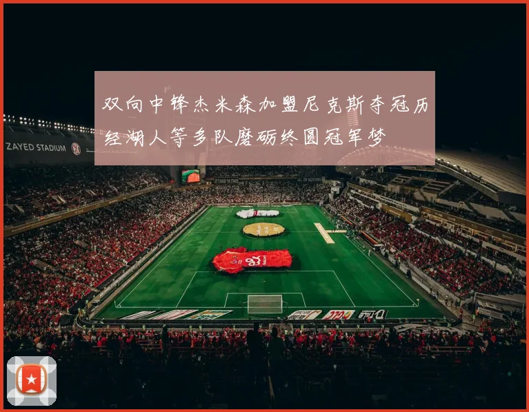双向中锋杰米森加盟尼克斯夺冠历经湖人等多队磨砺终圆冠军梦
